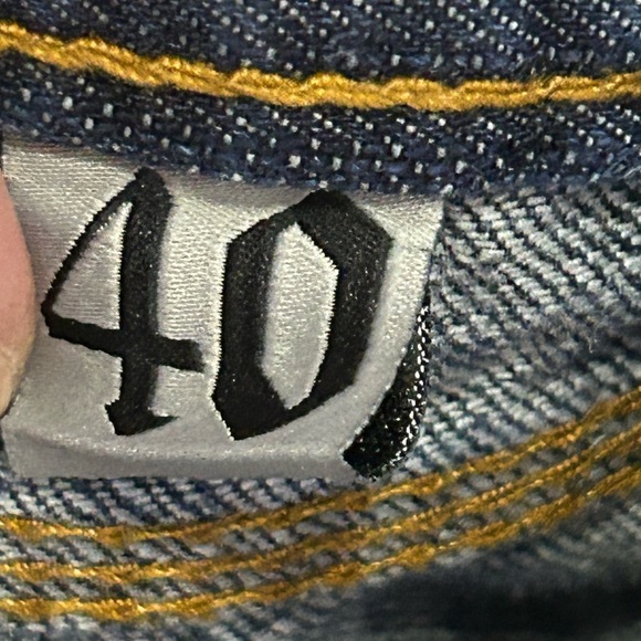 Y2K Blac Label Men’s 40x34 Denim Jeans - Picture 12 of 15